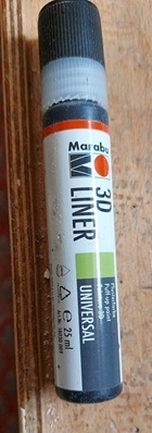 Marabu 3D LINER für die Nachbildung der Nieten