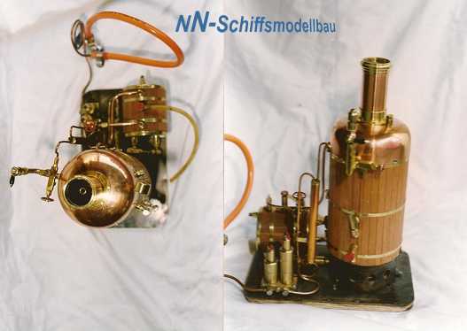 La Moette, Dampfkessel, eigenbau (1996-1997)