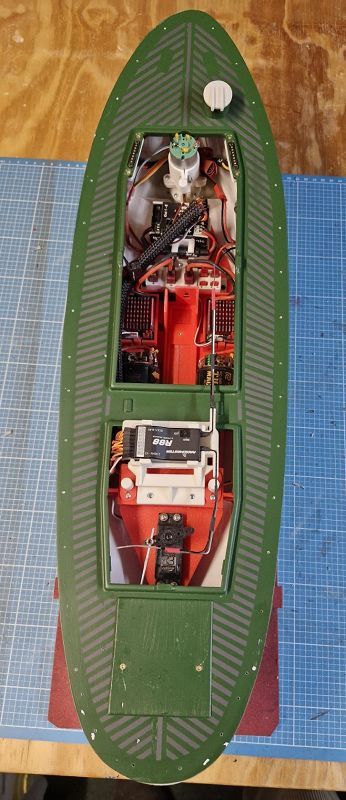 Jetzt ist das Deck Verklebt