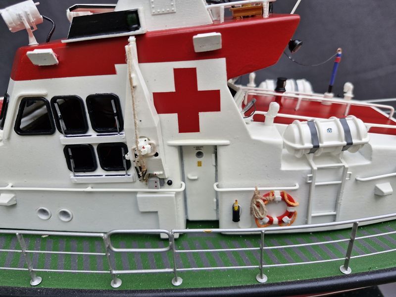 Deteilansicht, Rettungsring, Bergungskran