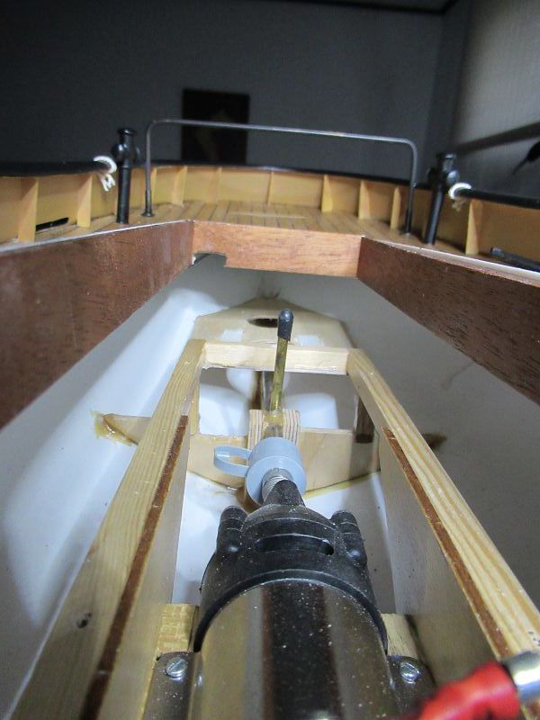 Heckansicht von Innen