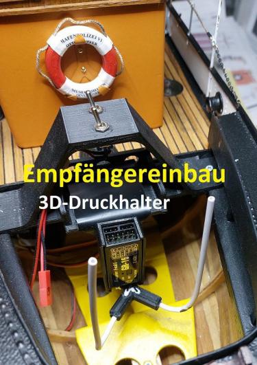 Empfängereinbau, 3D-Druck