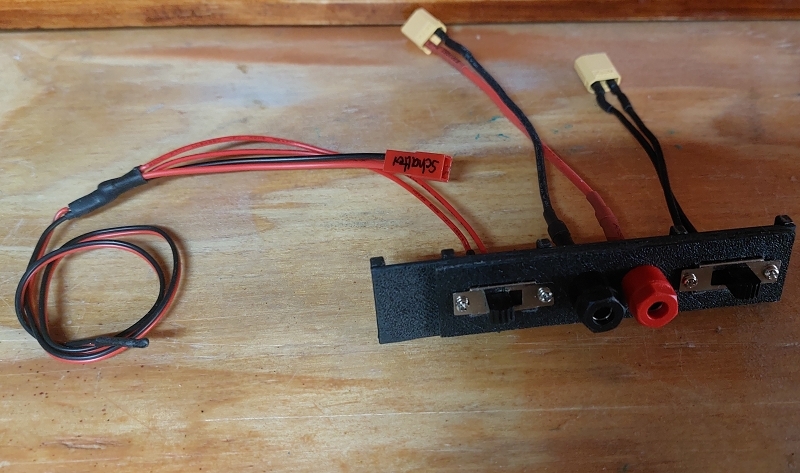 Verkabelung Schalter Ladebuchse