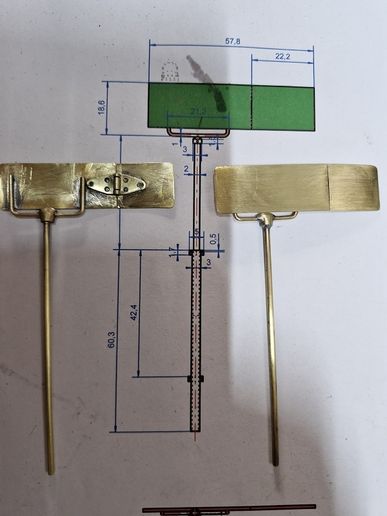 Rohlinge der Steuer und Backbord- Seitenbeleuchtung