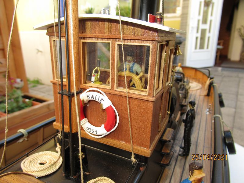 Führerstand mit Steuermann