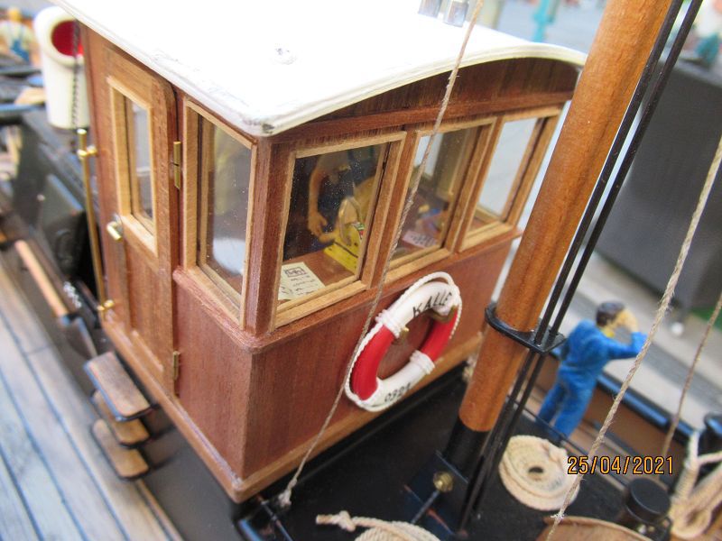 Führerstand mit Steuermann